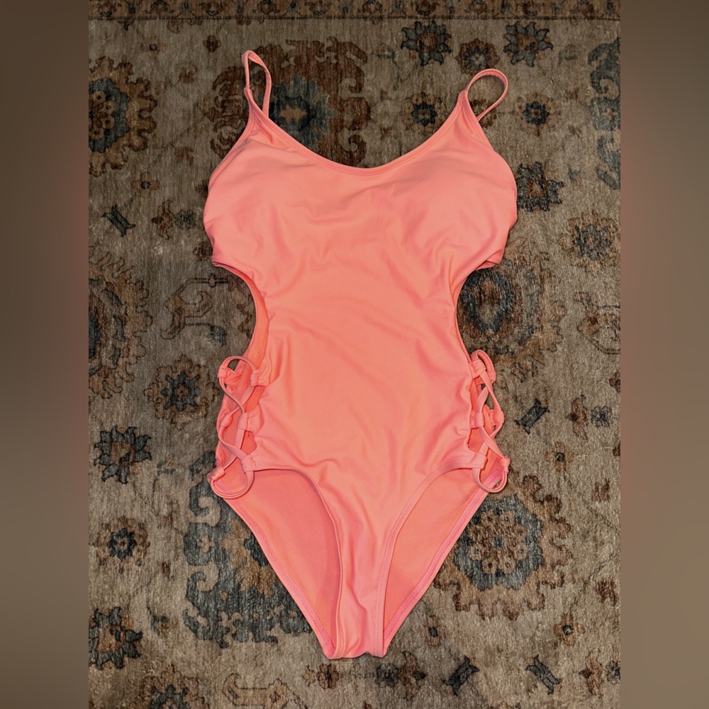Endless Sun Coral Pink One-Piece Swimsuit